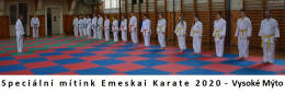 Speci&aacute;ln&iacute; m&iacute;tink 2020 Emeskai karate